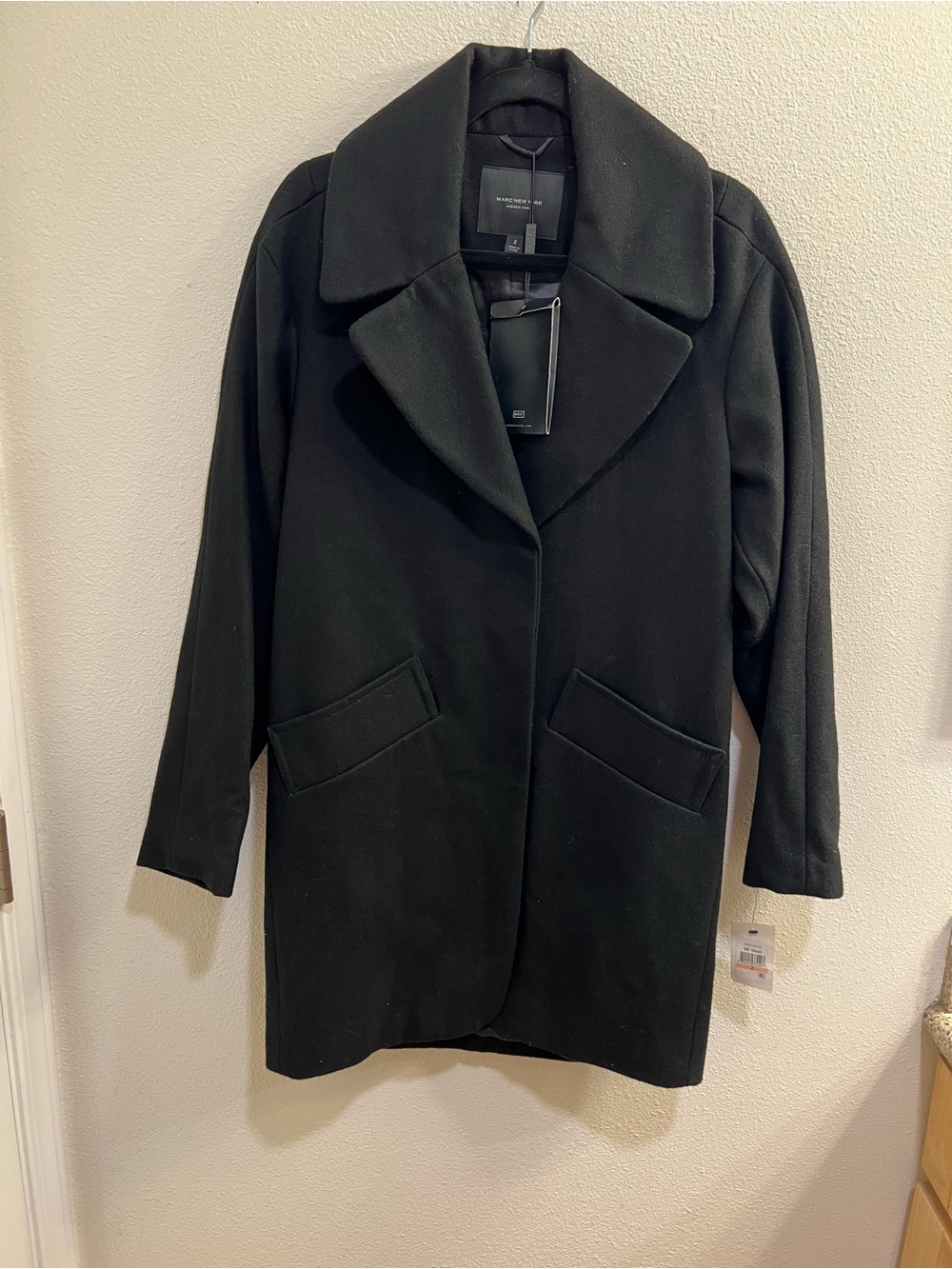 New w/tags Marc New York Wool Blend Trench Coat